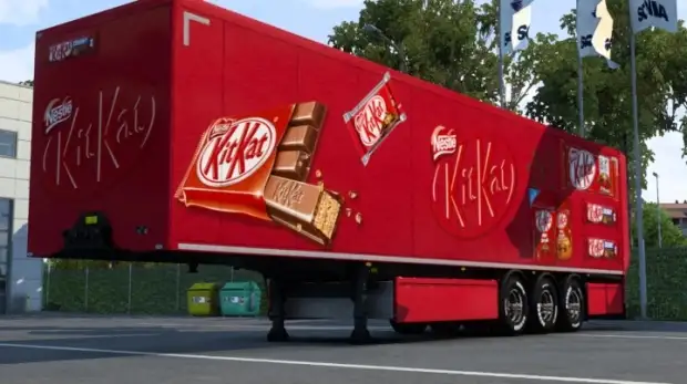 ETS2 - Trailer Kit Kat Skin ETS2 - Trailer Kit Kat Skin