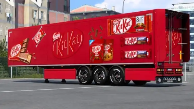 ETS2 - Trailer Kit Kat Skin ETS2 - Trailer Kit Kat Skin