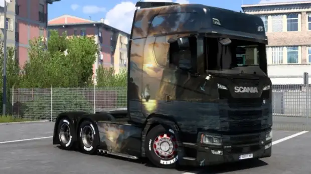 ETS2 - Scania Nature Ship Art Skin ETS2 - Scania Nature Ship Art Skin