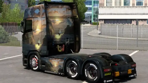 ETS2 - Scania Nature Ship Art Skin ETS2 - Scania Nature Ship Art Skin