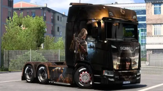 ETS2 - Scania Assassins Creed Mirage Skin ETS2 - Scania Assassins Creed Mirage Skin
