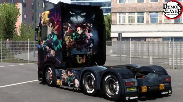 ETS2 - Scania Demon Slayer Skin ETS2 - Scania Demon Slayer Skin