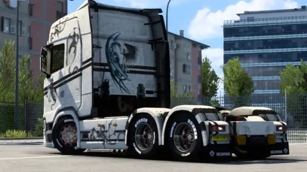 ETS2 - Black Dragon Scania Skin ETS2 - Black Dragon Scania Skin