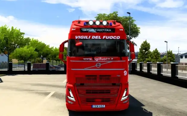 ETS2 - Skin Volvo FH5 Vigili Del Fuoco