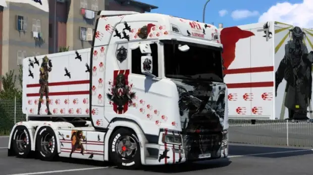 ETS2 - Scania Apex Legends Bloodhound Skin ETS2 - Scania Apex Legends Bloodhound Skin