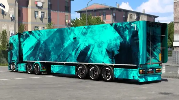 ETS2 - Scania Blue Skin ETS2 - Scania Blue Skin