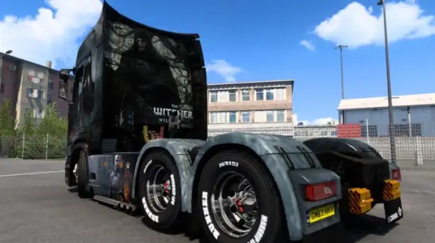 ETS2 - Scania The Witcher 3: Wild Hunt Skin ETS2 - Scania The Witcher 3: Wild Hunt Skin