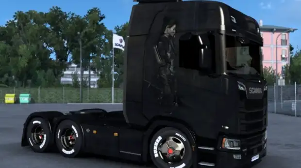 ETS2 - Scania Warrior Girl Skin ETS2 - Scania Warrior Girl Skin