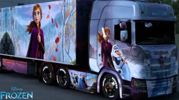 ETS2 - Scania Frozen Skin ETS2 - Scania Frozen Skin