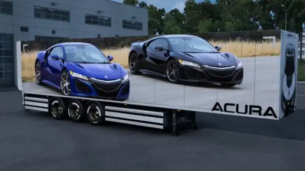 ETS2 - Acura NSX Trailer Skin ETS2 - Acura NSX Trailer Skin