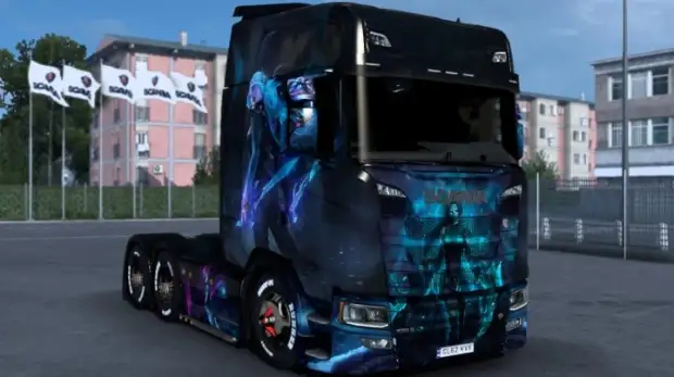 ETS2 - Scania League of Legends Skin 02 ETS2 - Scania League of Legends Skin 02