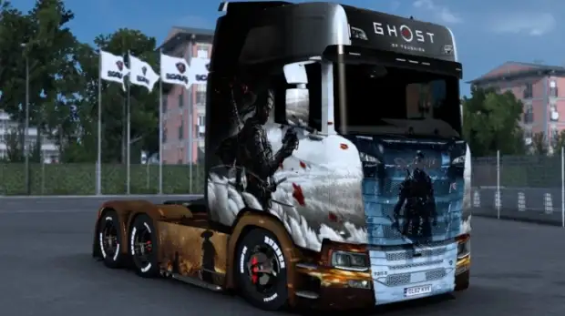 ETS2 - Ghost of Tsushima Skin ETS2 - Ghost of Tsushima Skin