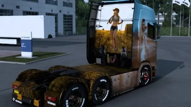 ETS2 - Scania Woman Skin 02 ETS2 - Scania Woman Skin 02