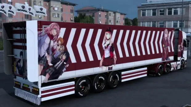 ETS2 - Zero Two Anime Skin ETS2 - Zero Two Anime Skin