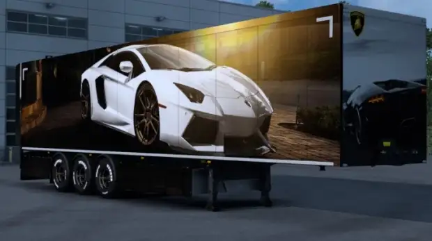 ETS2 - Lamborghini Aventador Trailer Skin
