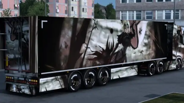 ETS2 - Fantasy Warrior Anime Skin
