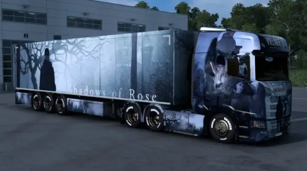 ETS2 - Resident Evil Village Shadow of Rose Skin ETS2 - Resident Evil Village Shadow of Rose Skin