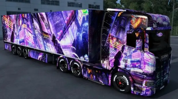 ETS2 - Futuristic City Skin ETS2 - Futuristic City Skin