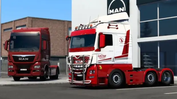 ETS2 - LeChat Logistics Skin for MAN Euro 6 V1.0