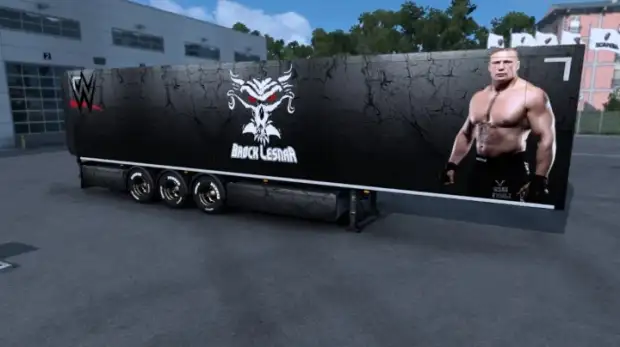 ETS2 - Brock Wrestler Trailer Skin ETS2 - Brock Wrestler Trailer Skin