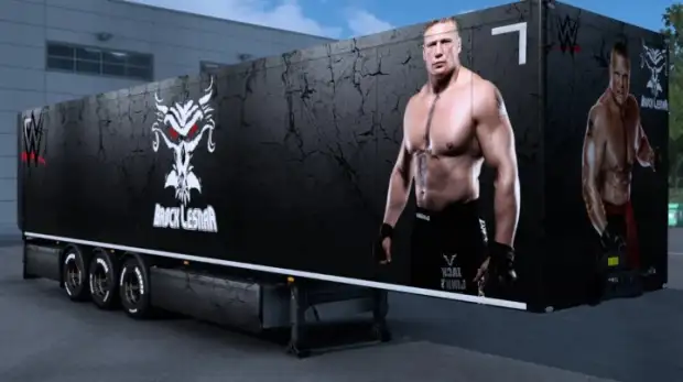 ETS2 - Brock Wrestler Trailer Skin ETS2 - Brock Wrestler Trailer Skin