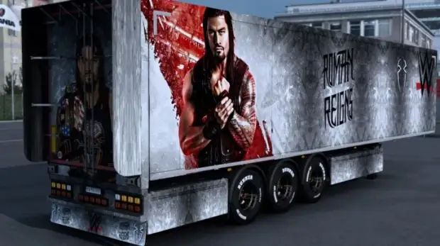 ETS2 - WWE Roman Reigns Trailer Skin ETS2 - WWE Roman Reigns Trailer Skin