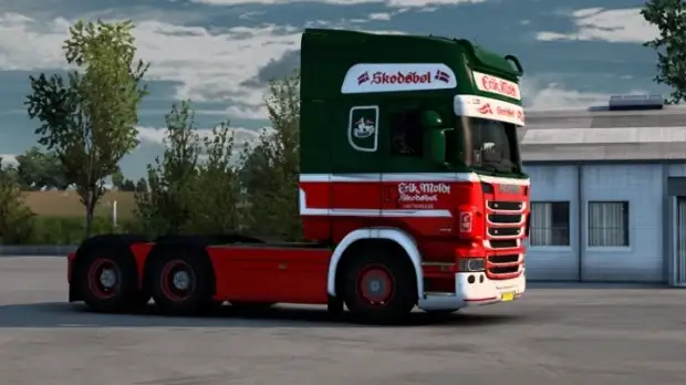 ETS2 - Scania RJL Erik Moldt Skin