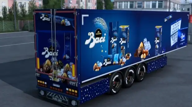 ETS2 - Baci Chocolate Trailer Skin ETS2 - Baci Chocolate Trailer Skin