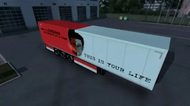 ETS2 - This is Your Life Trailer Skin ETS2 - This is Your Life Trailer Skin