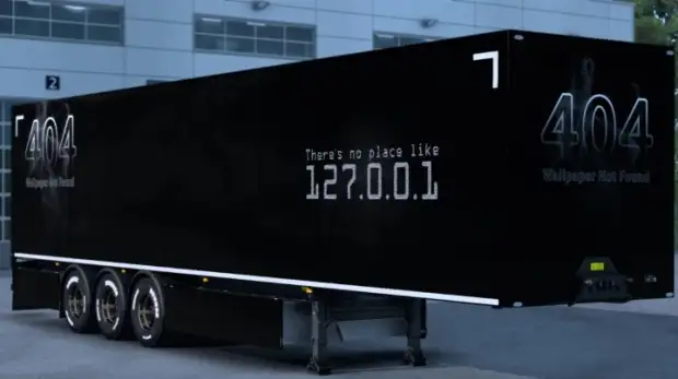 ETS2 - 404 Not Found Trailer Skin ETS2 - 404 Not Found Trailer Skin
