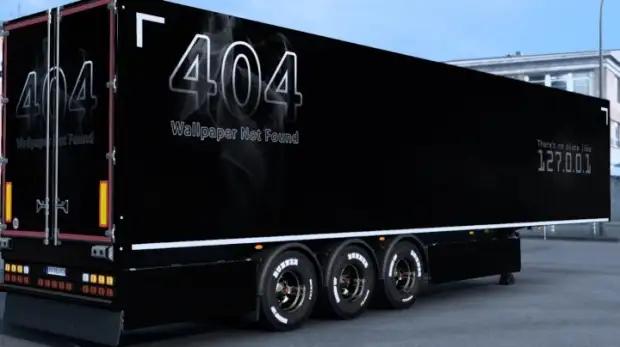 ETS2 - 404 Not Found Trailer Skin ETS2 - 404 Not Found Trailer Skin