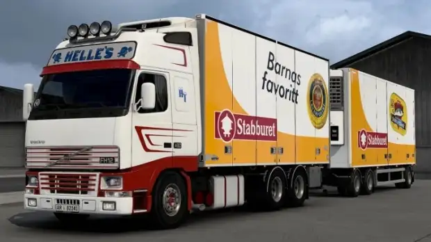 ETS2 - Volvo FH12 MK1 Helles Transport Combo Skin ETS2 - Volvo FH12 MK1 Helles Transport Combo Skin