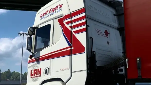 ETS2 - Scania R LRN / Leif Egil Transport RAGNAROK Skin v1.0 ETS2 - Scania R LRN / Leif Egil Transport RAGNAROK Skin v1.0