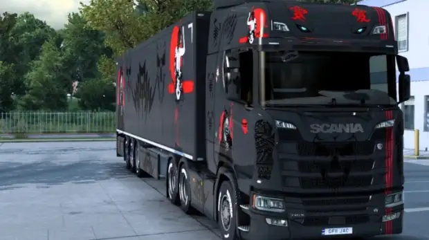 ETS2 - Shadow Anime Samurai Skin ETS2 - Shadow Anime Samurai Skin