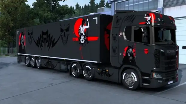 ETS2 - Shadow Anime Samurai Skin ETS2 - Shadow Anime Samurai Skin