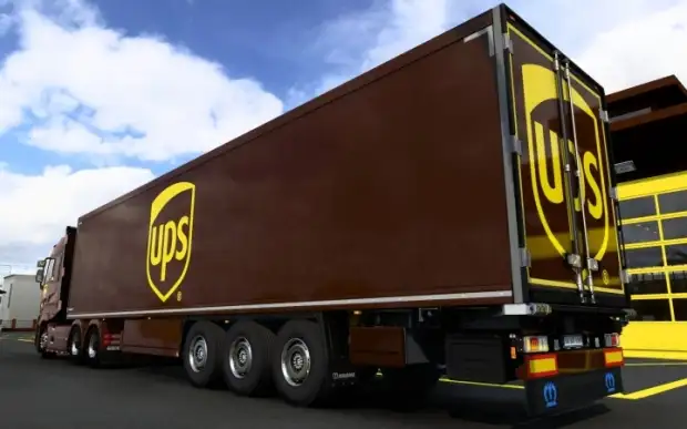 ETS2 - SCS Trailer Krone Cool Liner UPS ETS2 - SCS Trailer Krone Cool Liner UPS