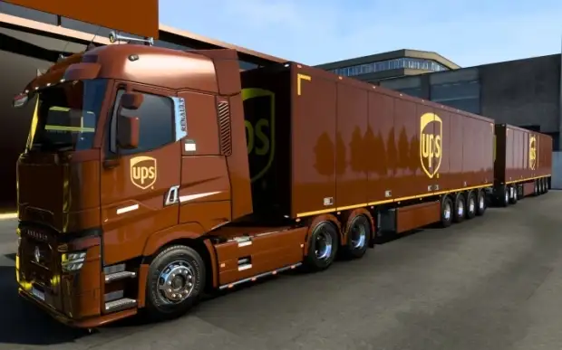 ETS2 - SCS Trailers UPS Skin