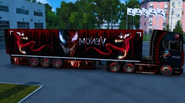ETS2 - Venom Skin Scania New Skin Project V0.8 ETS2 - Venom Skin Scania New Skin Project V0.8