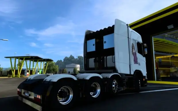 ETS2 - Scania S 2016 8x4 Dulce Maria Skin V1.0