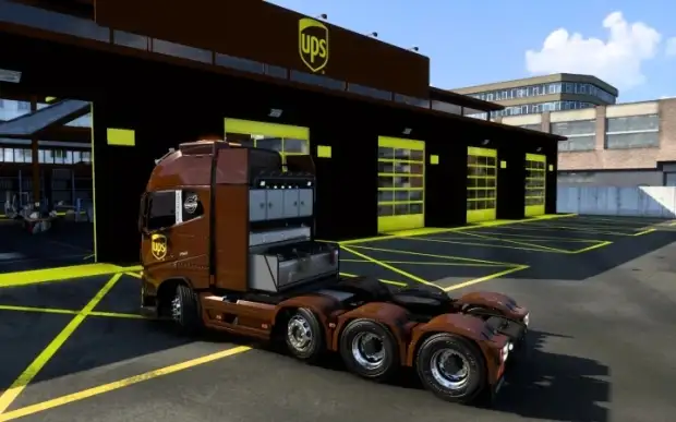 ETS2 - Volvo FH16 2012 UPS Skin V1.0 ETS2 - Volvo FH16 2012 UPS Skin V1.0