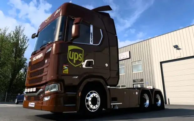 ETS2 - Scania S 2016 UPS Skin V1.0 ETS2 - Scania S 2016 UPS Skin V1.0
