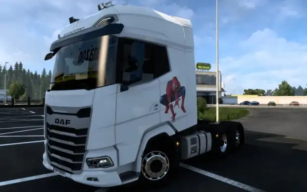 ETS2 - Daf 2021 Spider-Man Skin V1.0 ETS2 - Daf 2021 Spider-Man Skin V1.0