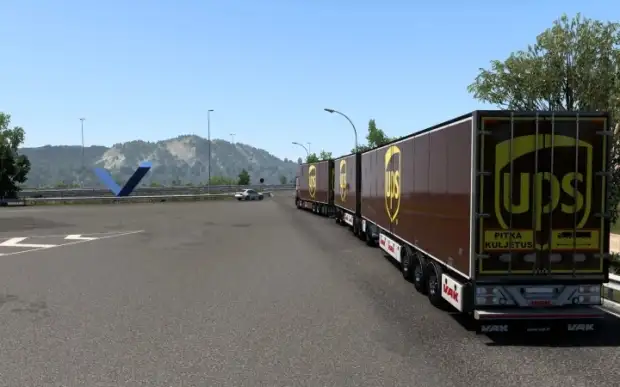 ETS2 - VAK UPS Skin V1.0 (1.44.x)