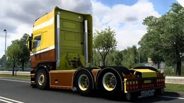 ETS2 - Scania RJL Anders Lauritzen Ex Morten Skov Skin (1.43.x)