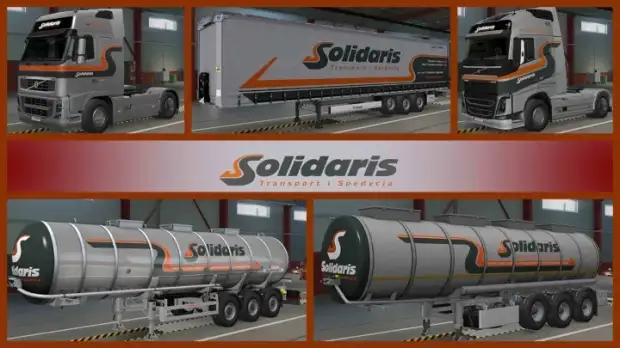 ETS2 - Solidaris SP.O.O Combo Skin V1.0 (1.43.x) ETS2 - Solidaris SP.O.O Combo Skin V1.0 (1.43.x)
