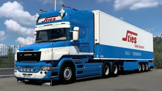 ETS2 - Scania RJL T Sties Combo Chereau Skin (1.43.x)