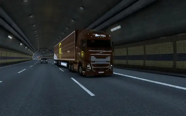 ETS2 - Volvo FH 2012 Globetrotter XL UPS Skin V1.0 (1.43.x) ETS2 - Volvo FH 2012 Globetrotter XL UPS Skin V1.0 (1.43.x)