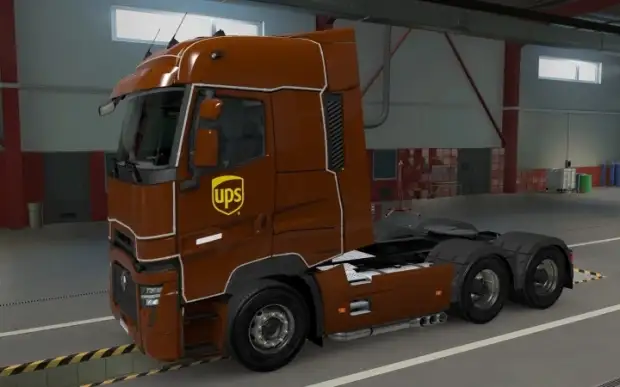 ETS2 - Renault Range T UPS Skin V1.0 (1.43.x) ETS2 - Renault Range T UPS Skin V1.0 (1.43.x)