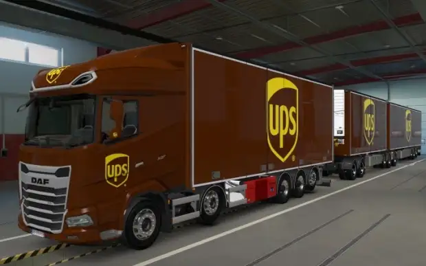 ETS2 - Daf 2021 Tandem Vak UPS Skin V1.0 (1.43.x) ETS2 - Daf 2021 Tandem Vak UPS Skin V1.0 (1.43.x)