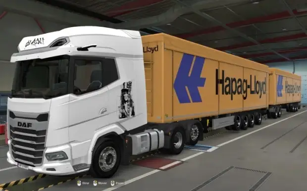 ETS2 - Kraker Walkingfloor Hapag Lloyd Skin V2.0 (1.43.x) ETS2 - Kraker Walkingfloor Hapag Lloyd Skin V2.0 (1.43.x)